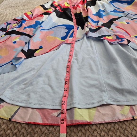 Nicole Miller Vibrant High-Low Dress - Picture 10 of 14